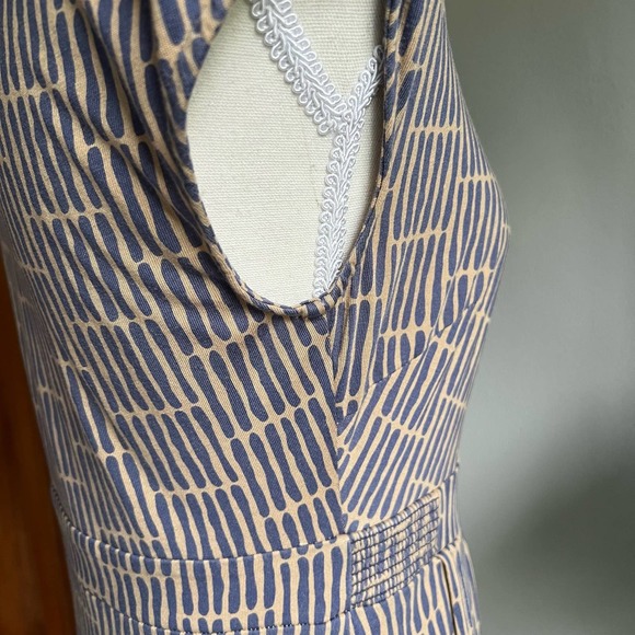 Boden Weekend Jersey Knit Dress w Pockets Scoop Neck A-Line Women's Size 4 - Picture 6 of 8